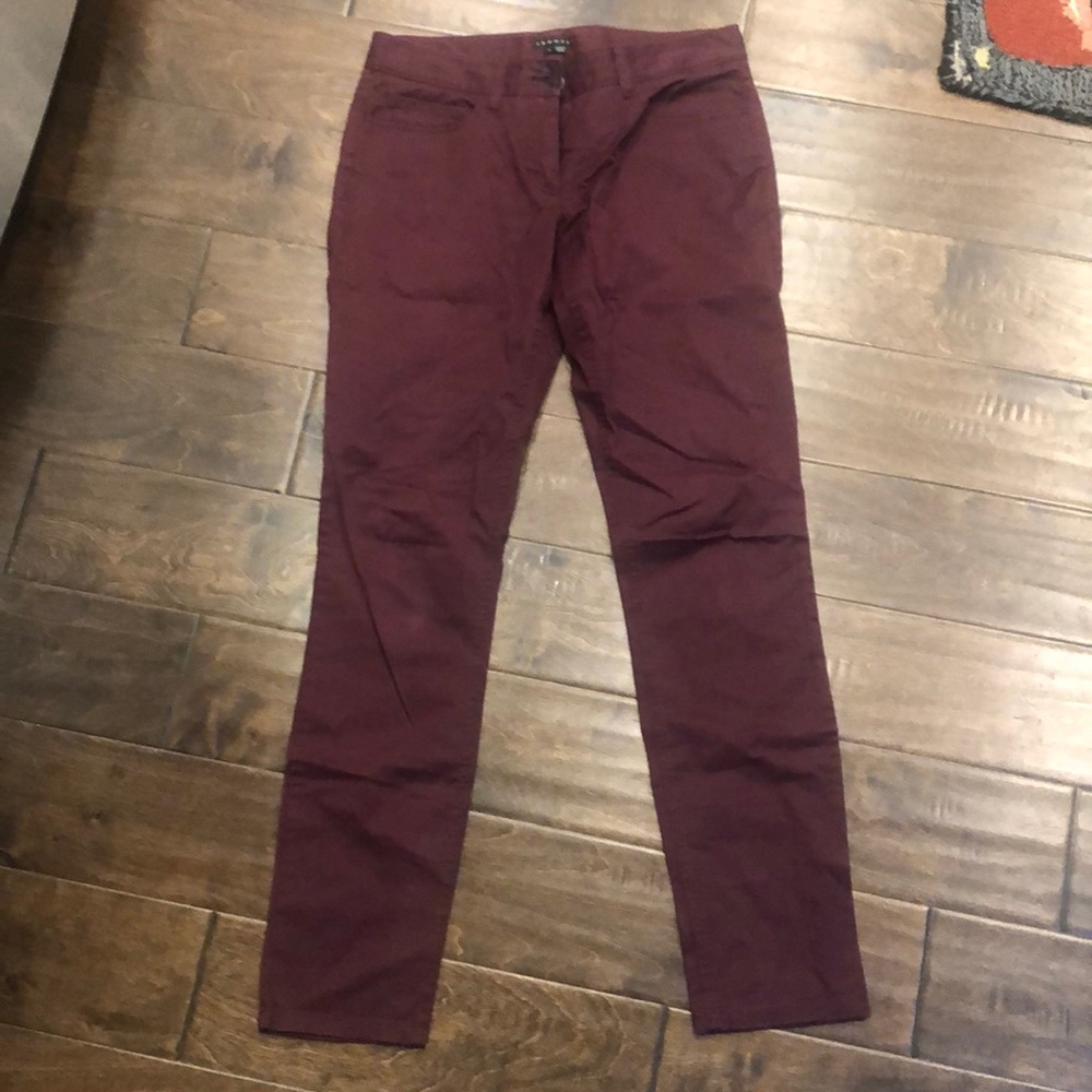 Theory Burgundy Pants, 4